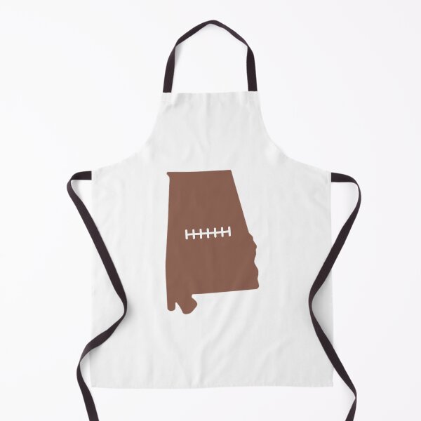 Item preview, Alabama State Outline Football Stitch designed and sold by US States Merch.