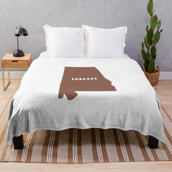 Item preview, Alabama State Outline Football Stitch designed and sold by US States Merch.