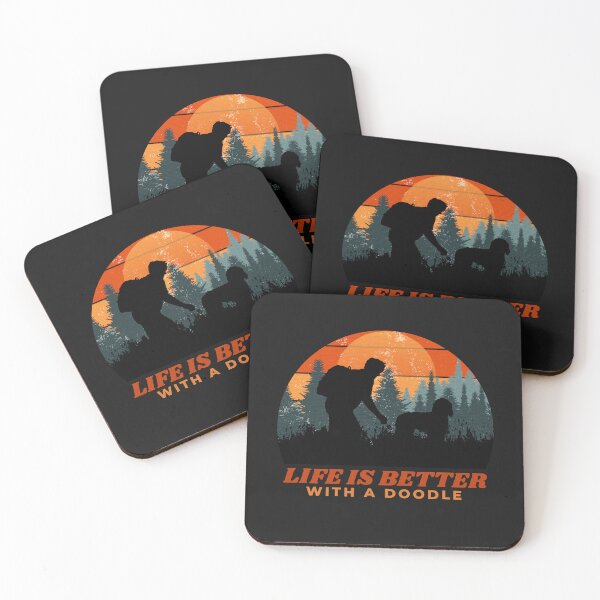 Item preview, Life Is Better With A Doodle Goldendoodle Labradoodle Dad Gift designed and sold by Guarddogdrive.