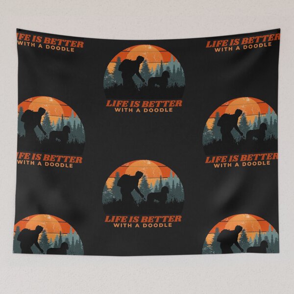 Item preview, Life Is Better With A Doodle Goldendoodle Labradoodle Dad Gift designed and sold by Guarddogdrive.