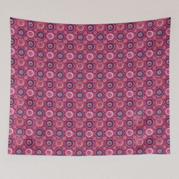 Item preview, Indian hippy pink bandhini style  designed and sold by SmarterThingz.