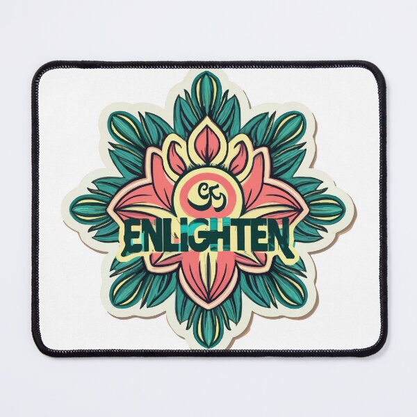 Item preview, Lotus Om Enlighten Line Art Design designed and sold by NiftyWrx.