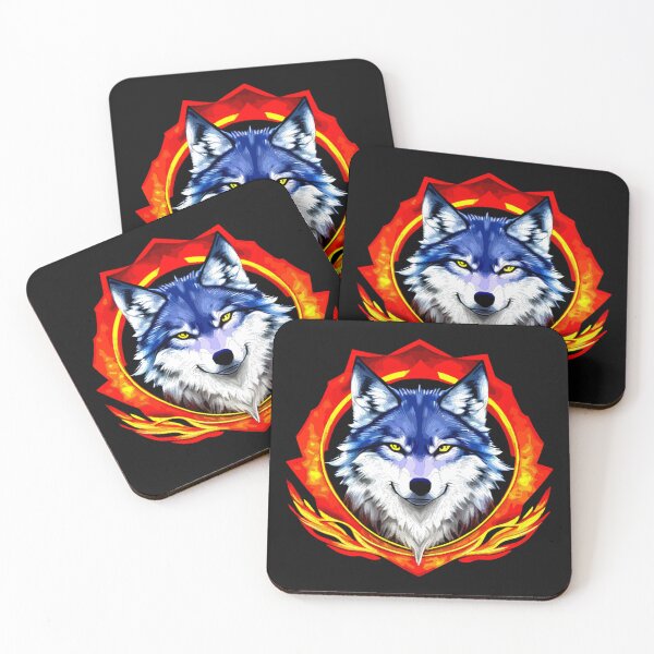 Item preview, Flame and Fang: The Blaze Wolf Emblem designed and sold by Highlandkings.