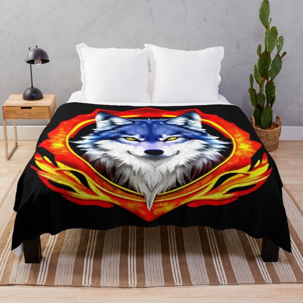 Item preview, Flame and Fang: The Blaze Wolf Emblem designed and sold by Highlandkings.