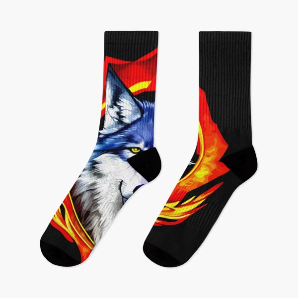 Item preview, Flame and Fang: The Blaze Wolf Emblem designed and sold by Highlandkings.