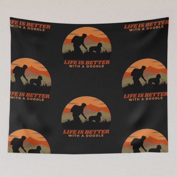 Item preview, Life Is Better With A Doodle Goldendoodle Labradoodle Dad Gift designed and sold by Guarddogdrive.