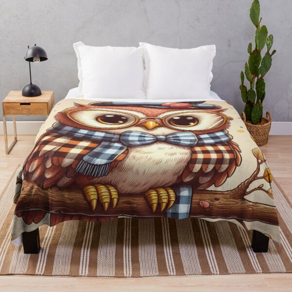 Item preview, Autumnal Elegance of an Owl designed and sold by Fredceri01.