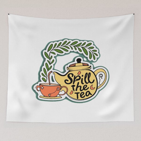 Item preview, Enchanting Teapot - Spill the Tea Magic Swirl designed and sold by NiftyWrx.