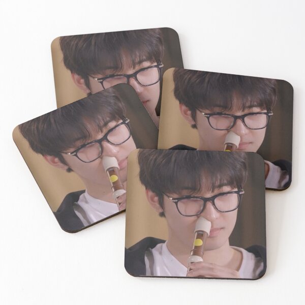 Item preview, Wonwoo, Jeon, Going, Carat, Sebong, cat, kpop, korean, korea, Cute, Unique, Smiling, Aegyo, Glasses, Cat Ears Sticker designed and sold by KPopPalette.
