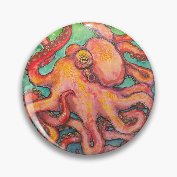 Item preview, Red Octopus designed and sold by hodgepodgehoney.