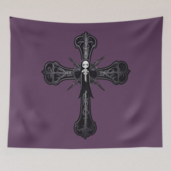 Item preview, Dark Goth Cross Illustration designed and sold by MadnessEnvelope.
