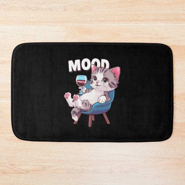 Item preview, Chill cat relaxation mood cozy vibes feline unwind designed and sold by w1ckerman.