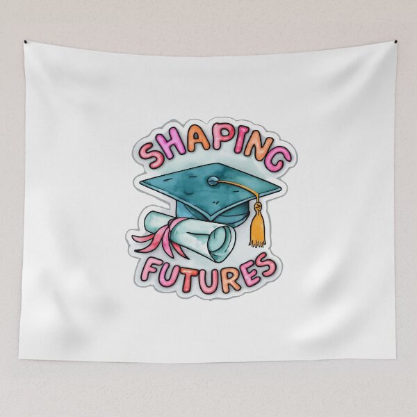 Item preview, Shaping Futures Graduation Watercolor Design designed and sold by NiftyWrx.