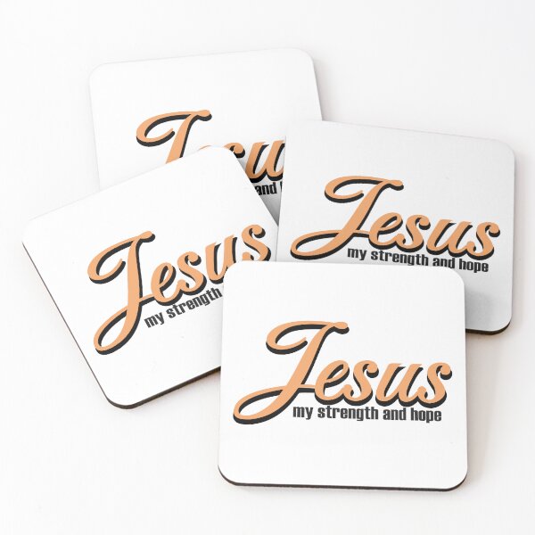 Item preview, Jesus my Strength and Hope Design | Christian Design designed and sold by KansydMerch.