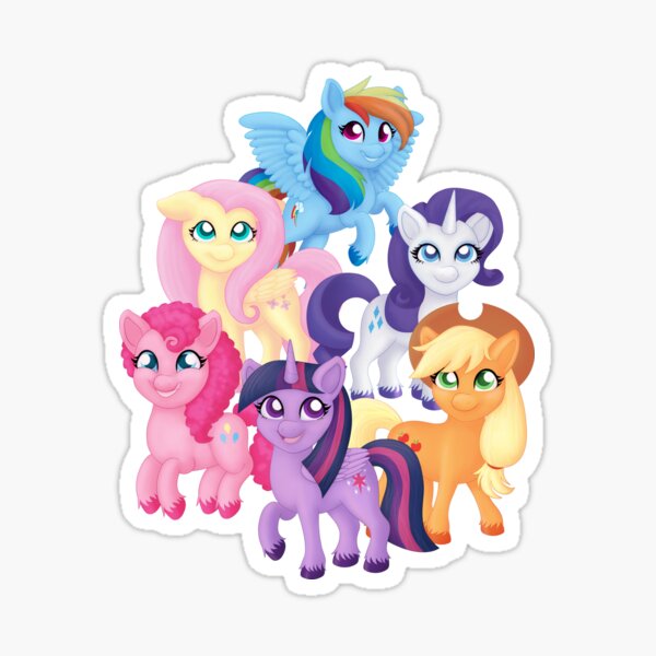 Item preview, Mane 6 My Little Pony MLP FIM designed and sold by Skycloud-Nya.