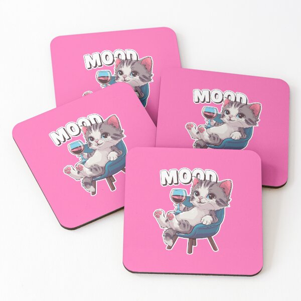 Item preview, Chill cat relaxation mood cozy vibes feline unwind designed and sold by w1ckerman.