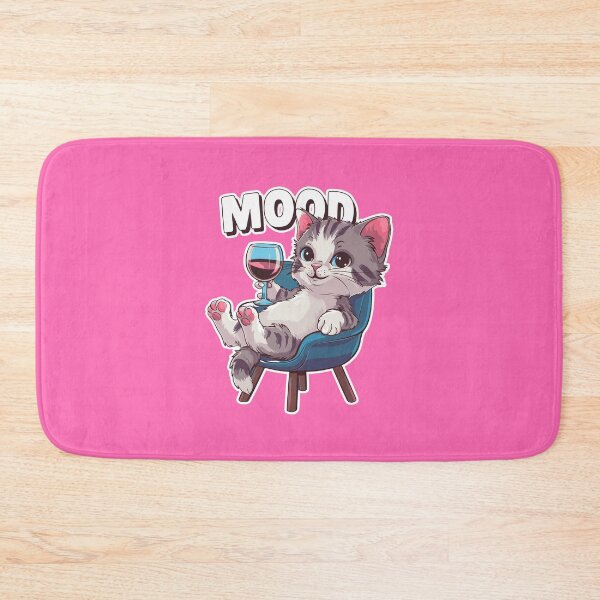 Item preview, Chill cat relaxation mood cozy vibes feline unwind designed and sold by w1ckerman.