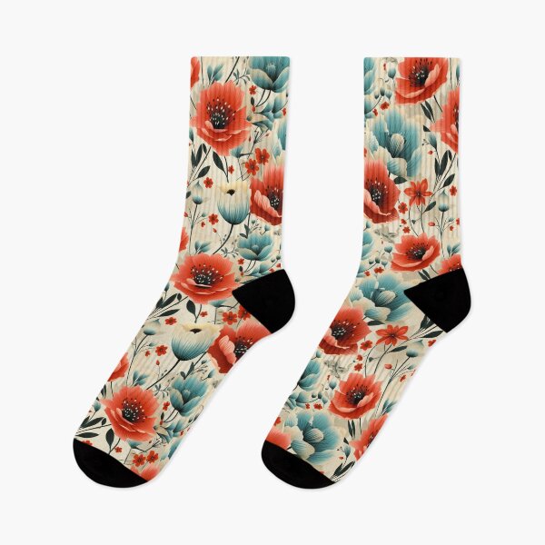 Item preview, Retro Wallflower Pattern designed and sold by NDaZone.
