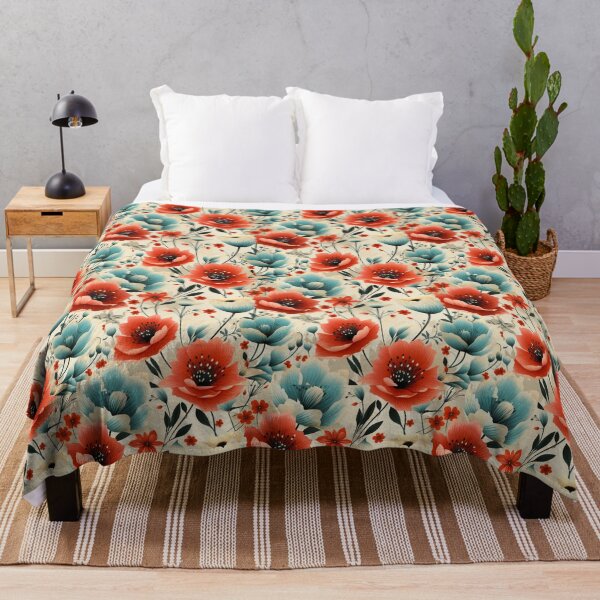 Item preview, Retro Wallflower Pattern designed and sold by NDaZone.