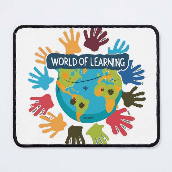 Item preview, World of Learning - Multicultural Globe with Handprints designed and sold by NiftyWrx.