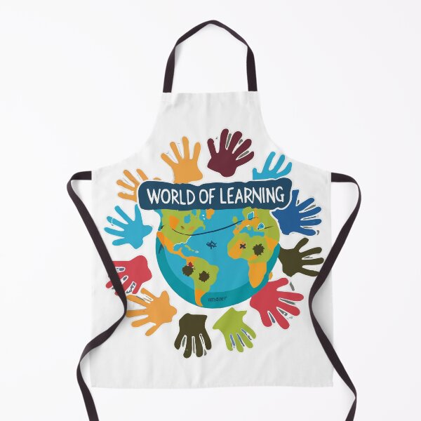 Item preview, World of Learning - Multicultural Globe with Handprints designed and sold by NiftyWrx.
