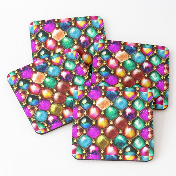 Item preview, Luminous Lattice: A Honeycomb of Colored Gems designed and sold by Highlandkings.