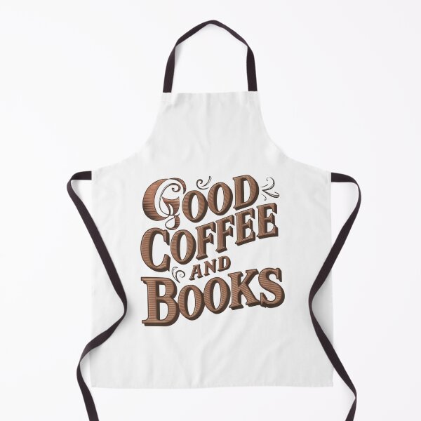 Item preview, Good Coffee and Books Vintage Style Design designed and sold by CreativeCanvas8.