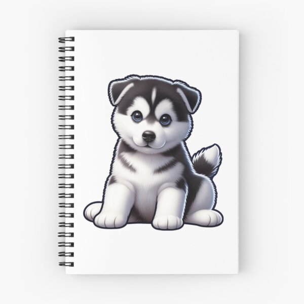 Aperçu de l'œuvre Chiot Husky mignon - Design réaliste et adorable créée et vendue par ShaikTalatAziz.