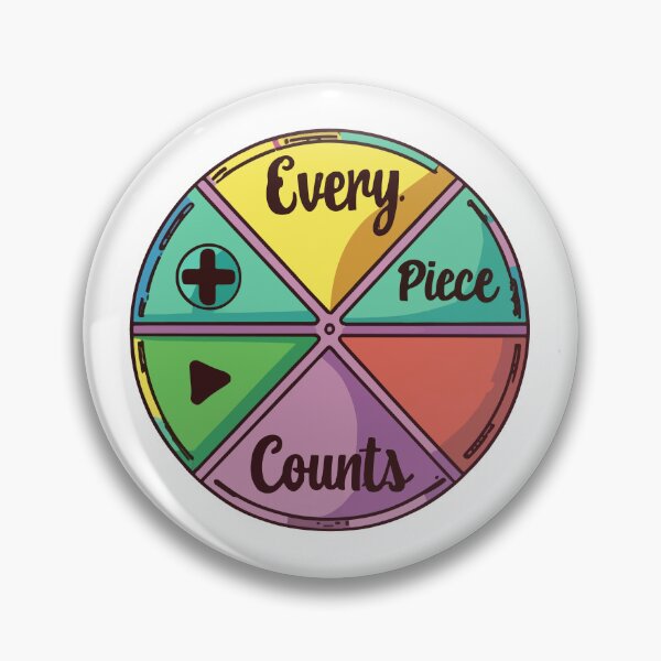Item preview, Every Piece Counts - School Subjects Pie Chart designed and sold by NiftyWrx.