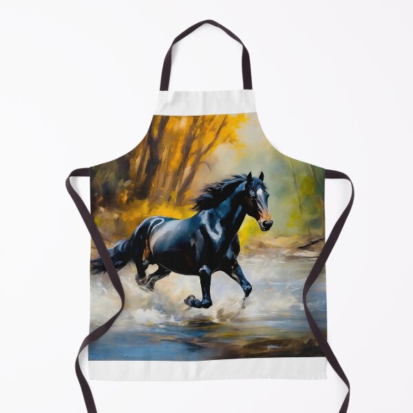 Item preview, Black stallion designed and sold by Island Art Studios.