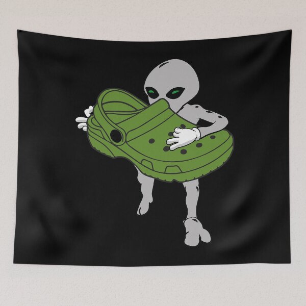 Item preview, Aliens Carrying Crocs designed and sold by DreamArtUs.
