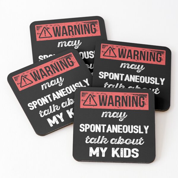Item preview, Warning: May Spontaneously Talk About My Kids I designed and sold by Lemon Pepper.