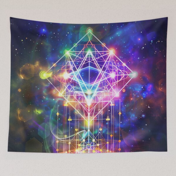 Item preview, Sacred Geometry Abstract Art designed and sold by Obsidian Ink by Wilshire.