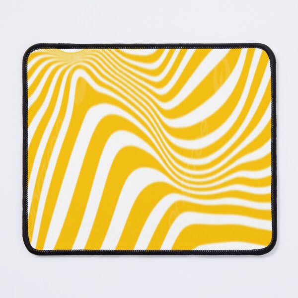 Item preview, Sunny yellow wavy stripe pattern designed and sold by AnnabellaRh.