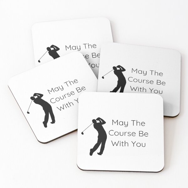 Item preview, May The Course Be With You Golf Design designed and sold by IndreB.