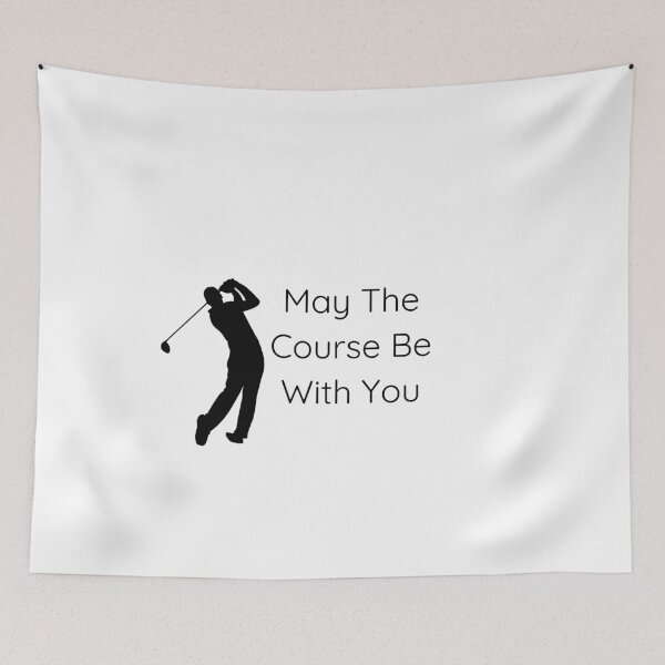 Item preview, May The Course Be With You Golf Design designed and sold by IndreB.