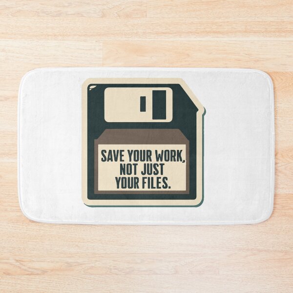 Item preview, Retro Floppy Disk - Save Your Work Design designed and sold by NiftyWrx.