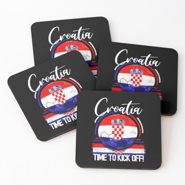 Item preview, Croatian Football Time to Kick Off, Vintage Soccer designed and sold by orangeblue21.
