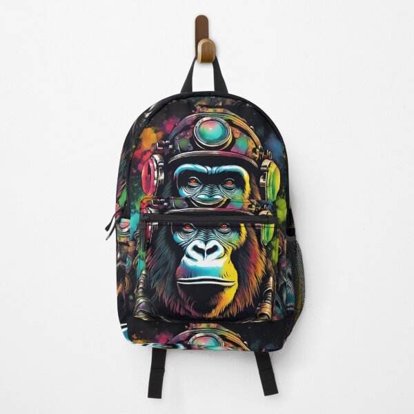 Item preview, Multi coloured tattoo steam punked Gorilla design - 3 designed and sold by Elizabeth-Banks.