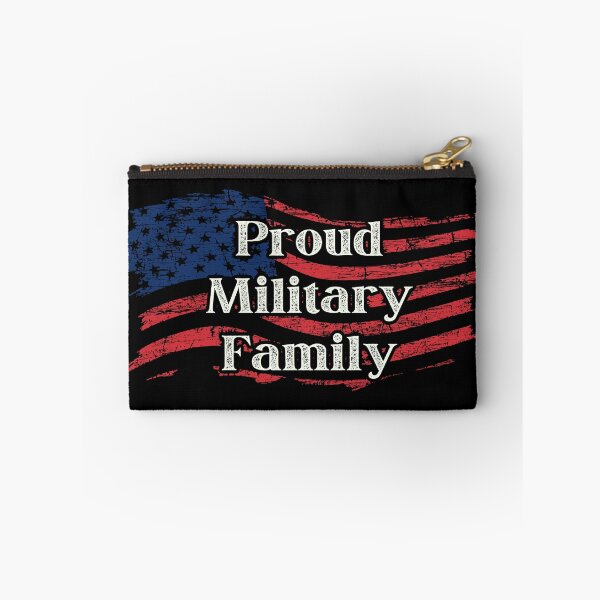 Item preview, Proud Military Family | Patriotic American Flag Design | Distressed Militarycore designed and sold by ASeasonalFlair.