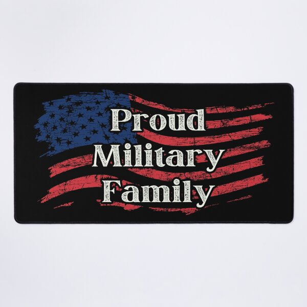 Item preview, Proud Military Family | Patriotic American Flag Design | Distressed Militarycore designed and sold by ASeasonalFlair.