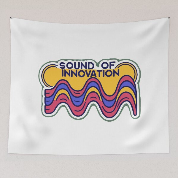 Item preview, Sound of Innovation - Minimalist Artistic Sound Waves designed and sold by NiftyWrx.
