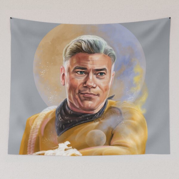 Item preview, Well aging Stellar Cowboy Space Captain Painting designed and sold by AK-Hevonen.