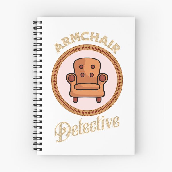 Item preview, Armchair Detective Notebooks - For Mystery Fans! designed and sold by CozyMysteryFans.