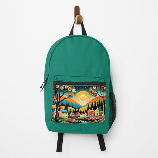Item preview, My Small Town and Its Enchanted Forest - Naive Art designed and sold by Second Draft Visuals.