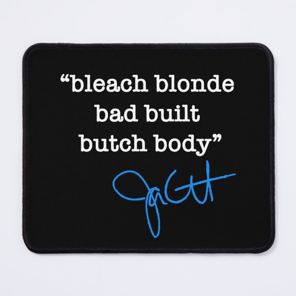 Item preview, bleach blonde, bad built, butch body - jasmine crockett (white blue) designed and sold by Thelittlelord.