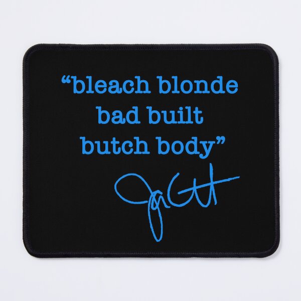 Item preview,  bleach blonde, bad built, butch body - jasmine crockett (blue) designed and sold by Thelittlelord.