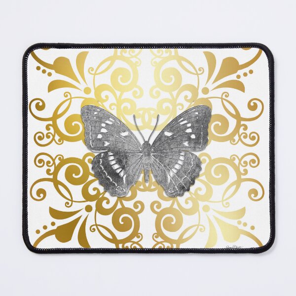 Item preview, Gold Tile With Butterfly B designed and sold by Jean Plout.