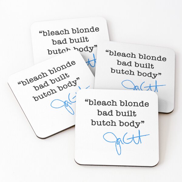 Item preview, bleach blonde, bad built, butch body - jasmine crockett (blue) designed and sold by Thelittlelord.