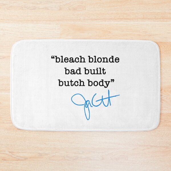 Item preview, bleach blonde, bad built, butch body - jasmine crockett (blue) designed and sold by Thelittlelord.